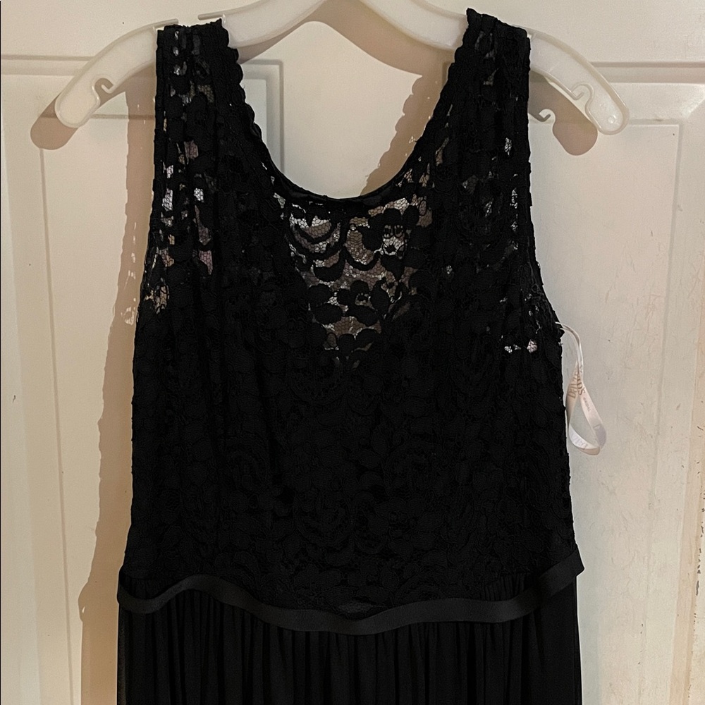 David's Bridal Black Lace Wedding Dress